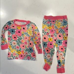 Little Sleepies Secret Garden pajamas (12-18M)